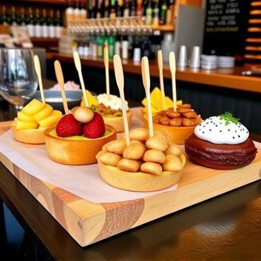 Barra de pintxos variados en Logro&radic;&plusmn;o