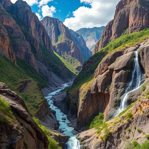 El Parque Nacional de Ordesa y Monte Perdido, con sus impresionantes ca&ntilde;ones y cascadas.